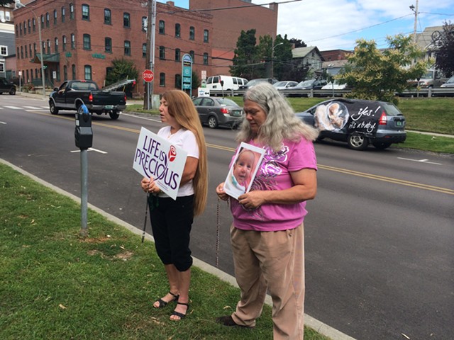 Agnes Clift, right, was one of the plaintiffs in the lawsuit brought against Burlington. - ALICIA FREESE