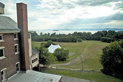 The property behind Burlington College, most of which is now owned by Eric Farrell - MATTHEW THORSEN