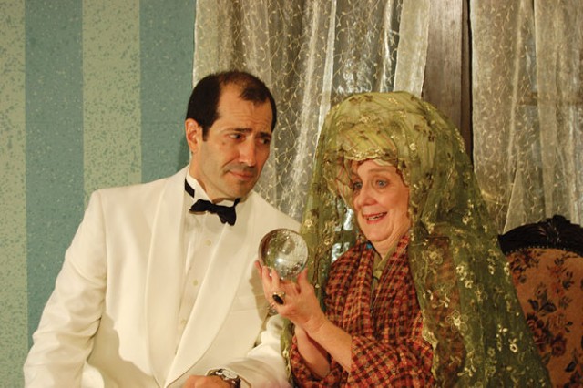 Paul Joseph Bernardo (Charles) and Agnes Cummings (Madame Arcati)
