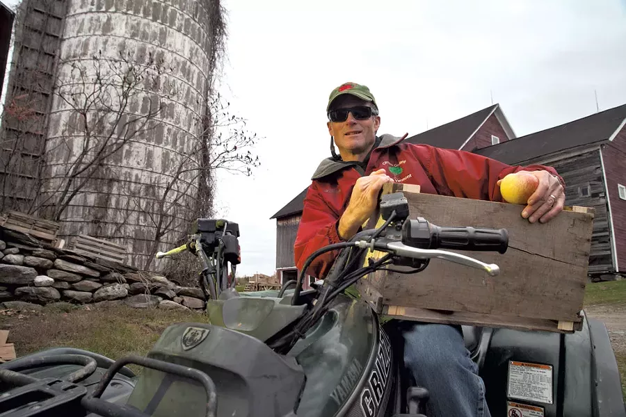 Phil Murdock, owner of Chapin Orchard - MATTHEW THORSEN