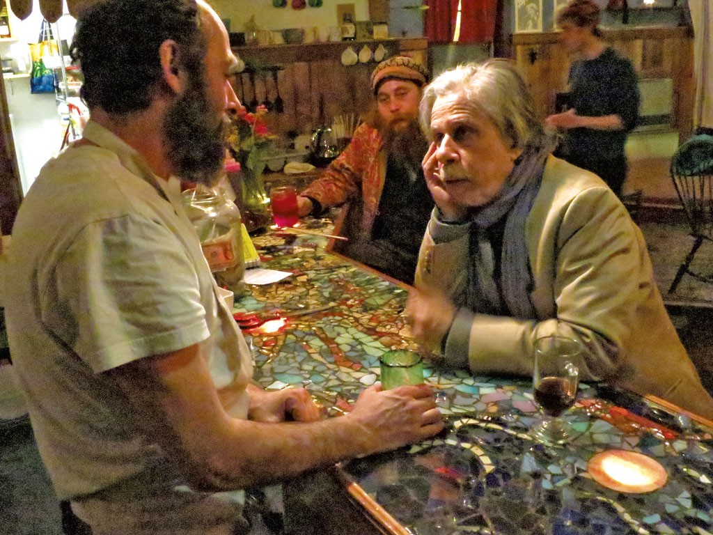 Phinneus Sonin (left) and Greg Guma at Psychedelicatessen - MATTHEW THORSEN