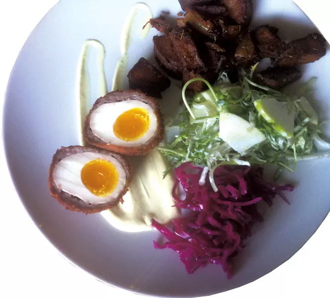 Scotch egg at Phantom - HANNAH PALMER EGAN