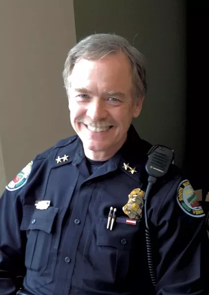 South Burlington Chief of Police, Trevor Whipple