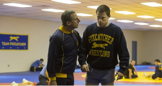 Steve Carell and Channing Tatum in Foxcatcher. - SONY CLASSICS