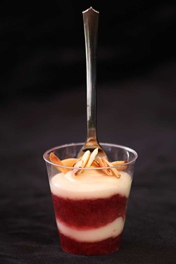 Strawberry-almond tiramisu, Dolce VT - MATTHEW THORSEN
