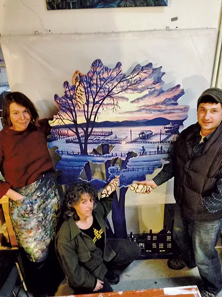 Tara Goreau (left), Terry Zigmund, and Matt Gang