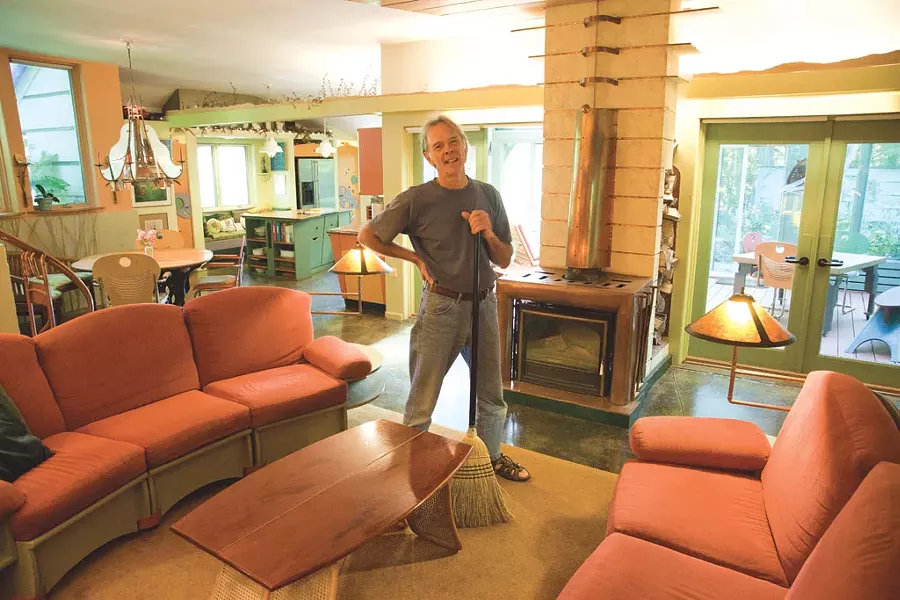 Ted Montgomery at Cobb Hill Cohousing - MATTHEW THORSEN