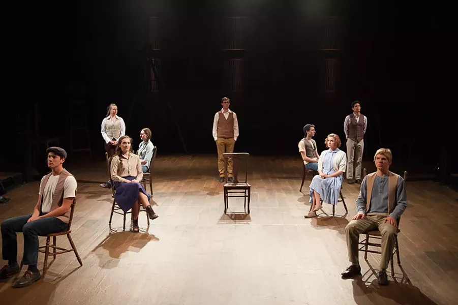The cast of Our Town - COURTESY OF DOK WRIGHT PHOTOGRAPHY