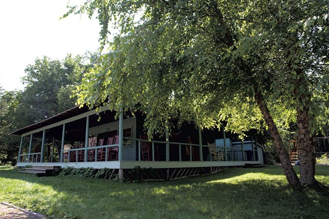 The clubhouse at Thompson's Point