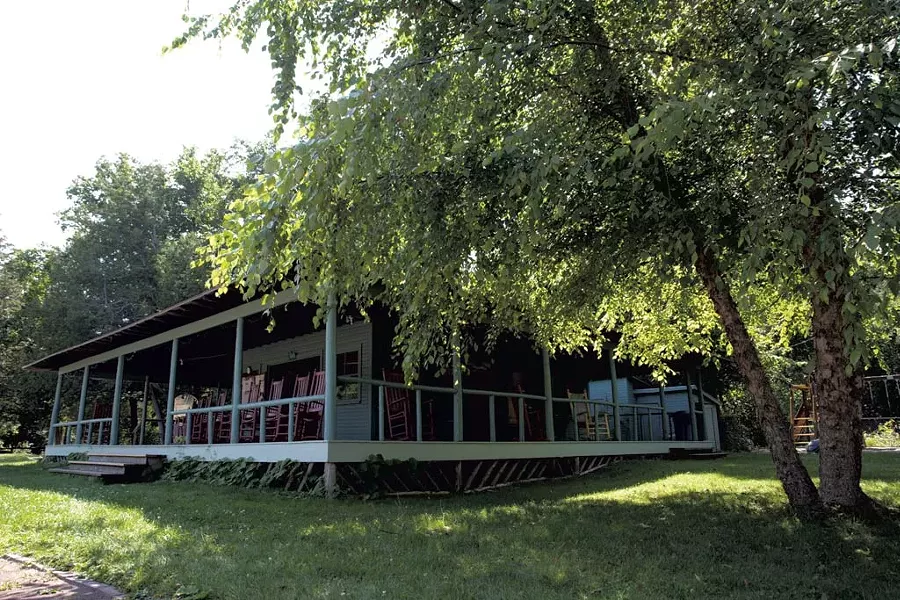 The clubhouse at Thompson's Point