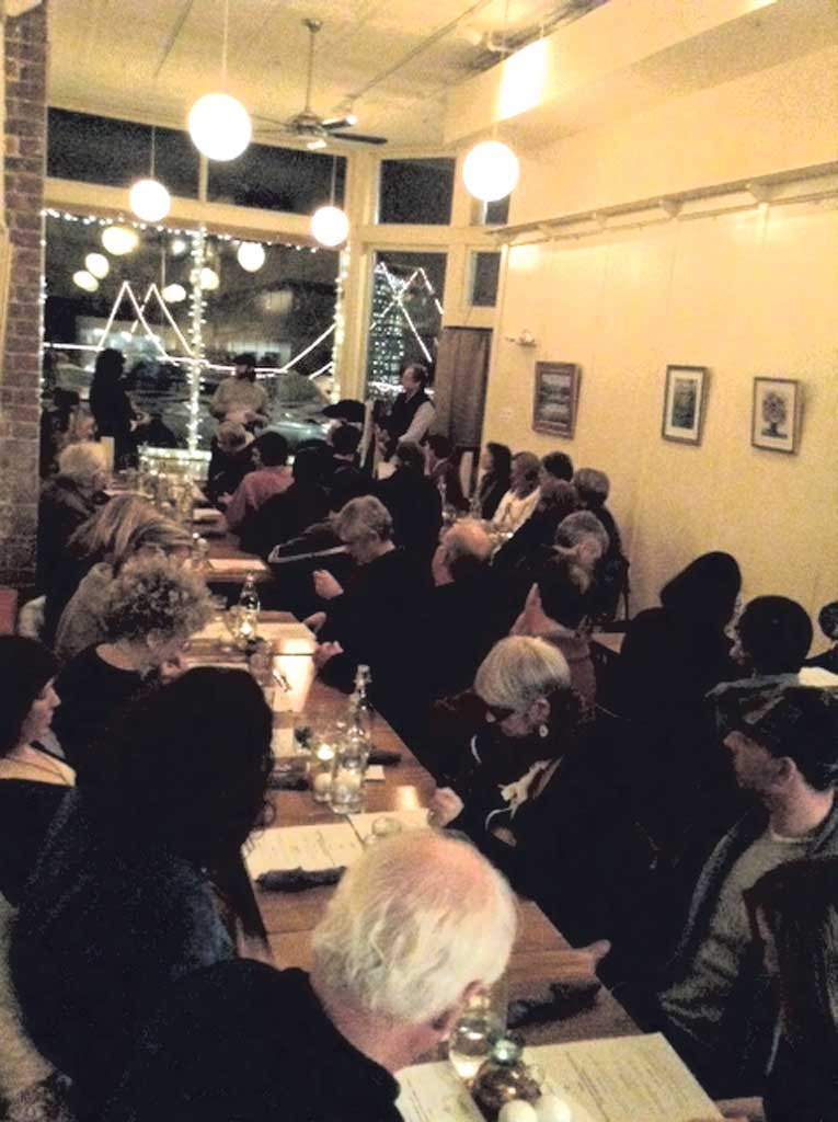The dining crowd at Claire's - COURTESY OF HARRISON LITTELL