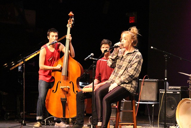 The Harwood Union High School Assembly Band - COURTESY OF SAM KROTINGER