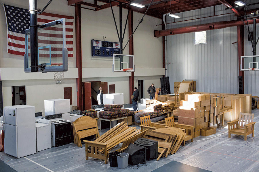The Pine Ridge School gymnasium - OLIVER PARINI