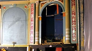 The Strand Theater, mid-renovation