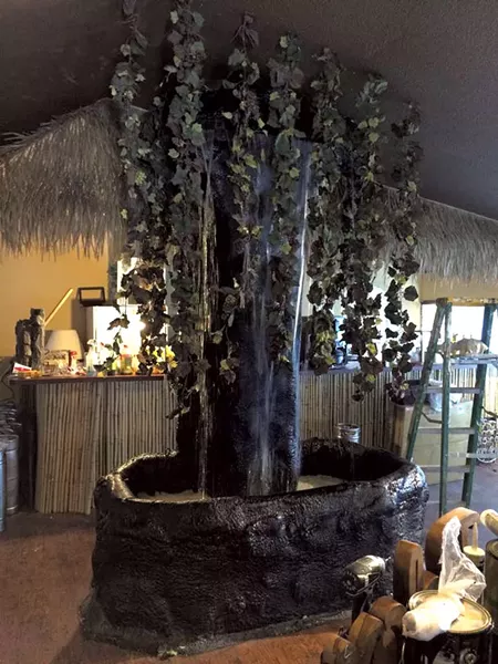 The waterfall at Maplewood Lodge - COURTESY OF MAPLEWOOD LODGE