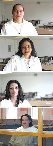 Top to bottom: Anna Vasquez, Cassandra Rivera, Elizabeth Ramirez, Kristie Mayhugh