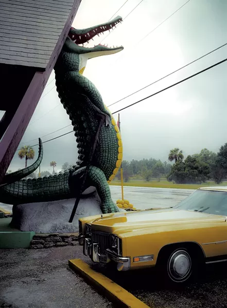 GATORLAND ON U.S. 1 NORTH OF ST. AUGUSTINE, FLA., BY NATHAN BENN