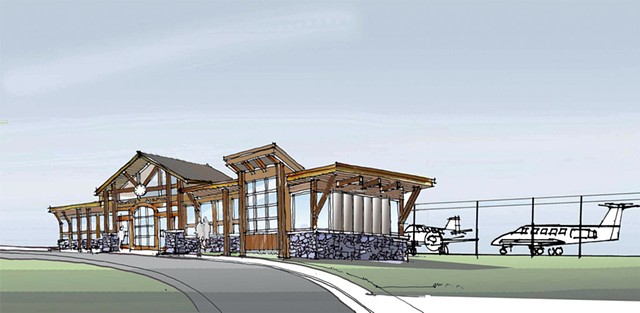 Proposed renovations to Newport State Airport - COURTESY OF JAY PEAK RESORT