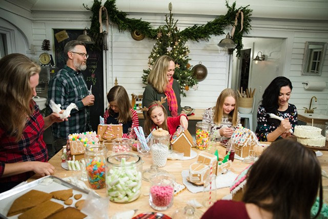 Gingerbread party on "Baked in Vermont" - COURTESY FOOD NETWORK