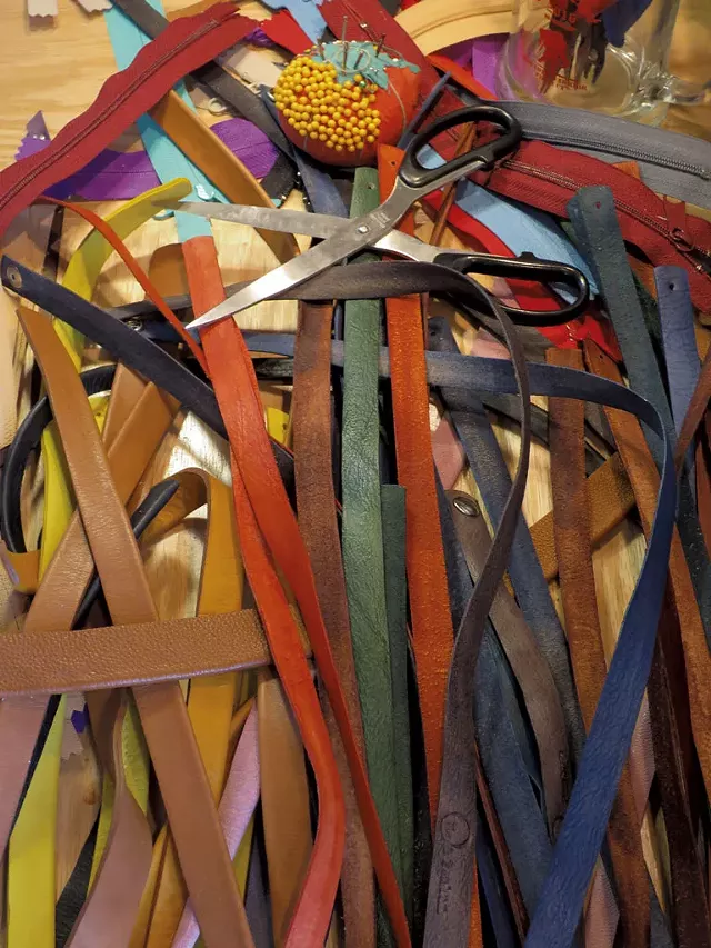 Colorful leather bits - MATTHEW THORSEN