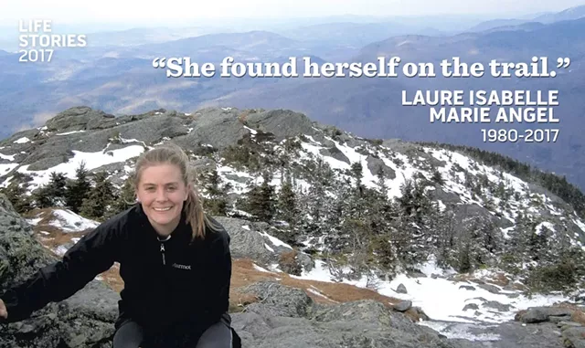 Laure Angel on top of Camel's Hump - COURTESY OF AMY KIRK