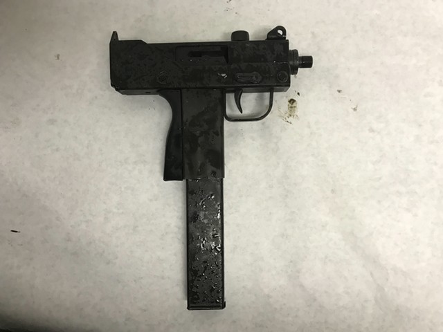 Benjamin Gregware's 9mm tactical pistol - COURTESY VERMONT STATE POLICE