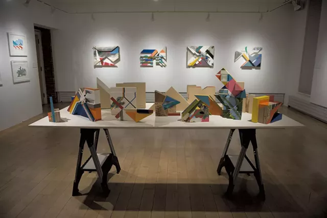 Constructions by Edwin Owre - PHOTOS COURTESY OF SAM SIMON