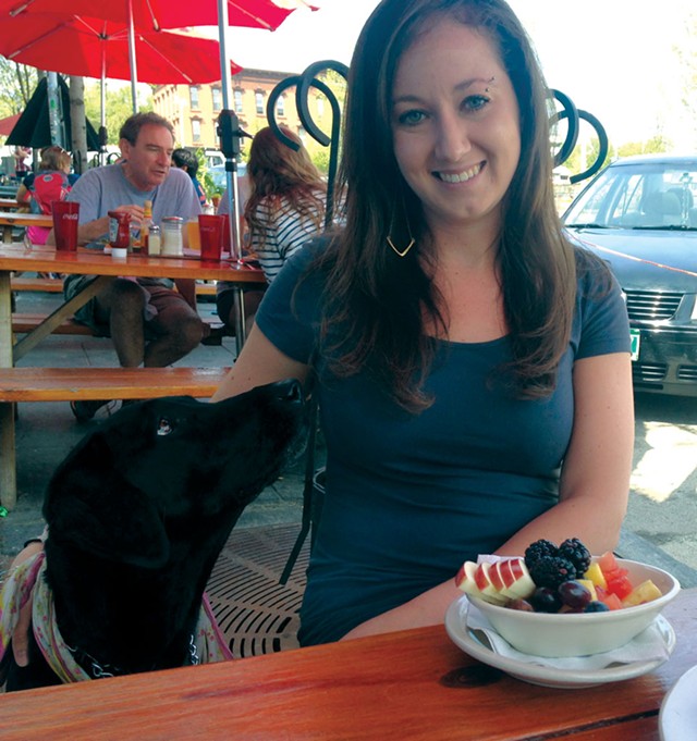Al fresco dining at Sneakers Bistro - MOLLY WALSH