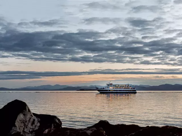 Sunset cruise on Lake Champlain - COURTESY OF JENNA BRISSON