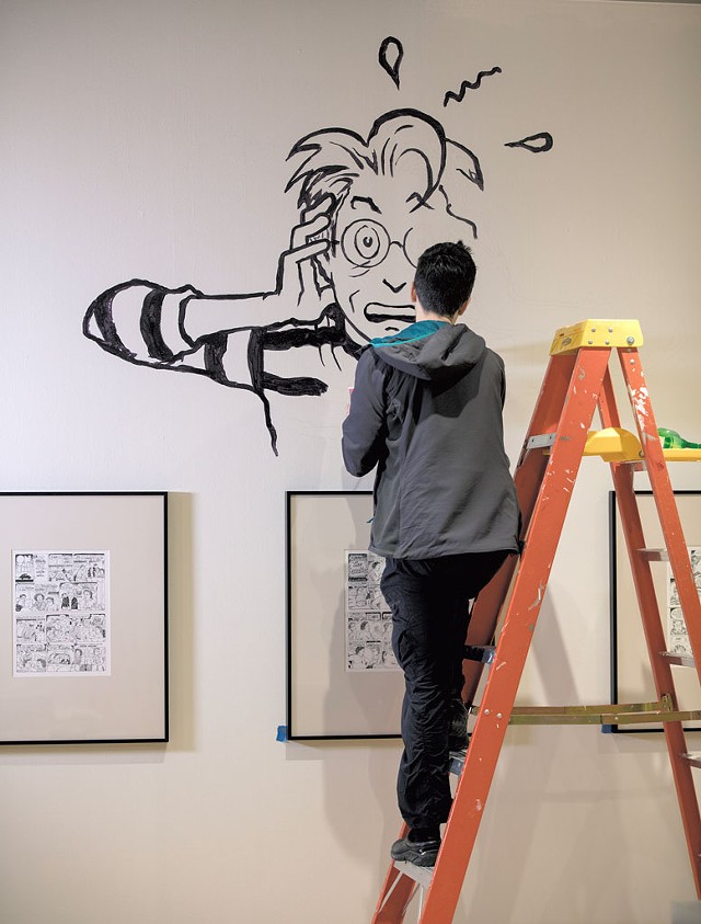 Alison Bechdel painting - PHOTOS COURTESY OF FLEMING MUSEUM