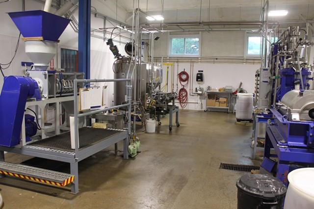 The equipment inside the Middlebury facility - COURTESY OF NETAKA WHITE