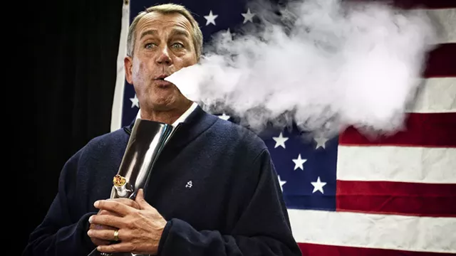 John Boehner just says 'yes' - PHOTO ILLUSTRATION: BRYAN PARMELEE/DREAMSTIME