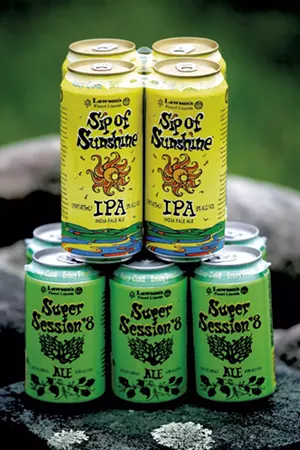 Cans of Lawson's Finest Liquids - COURTESY OF LAWSON'S FINEST LIQUIDS