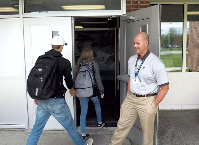 Lake Region Union High School principal Andre Messier - TAYLOR DOBBS