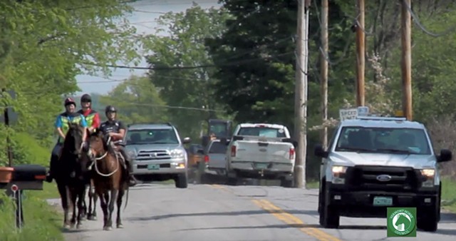 A screenshot from the Vermont Horse Council video - COURTESY PHOTO