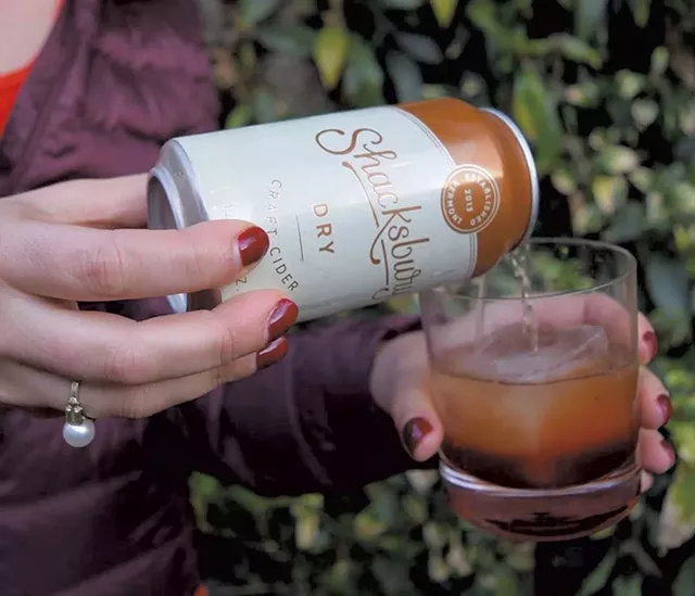 Shacksbury Dry Craft Cider - COURTESY OF SHACKSBURY