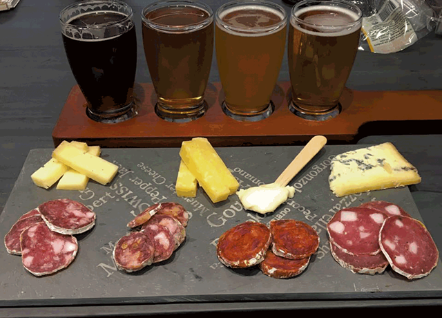 Cheese Charcuterie Beer Tasting - COURTESY OF MAD RIVER TASTE WEEK