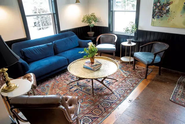 Interior lounge at Peg & Ter's - JAMES BUCK