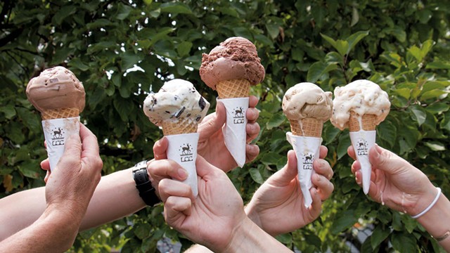 Ice cream cones from Lake Champlain Chocolates - COURTESY OF LAKE CHAMPLAIN CHOCOLATES