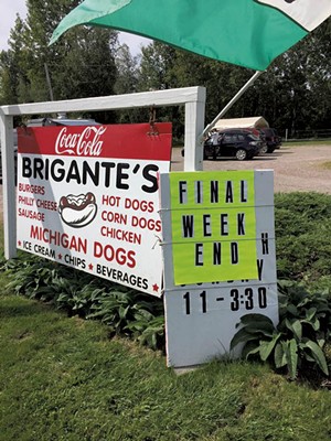 Brigante's Snack Bar on its last day of business - COURTESY OF RIC CENGERI