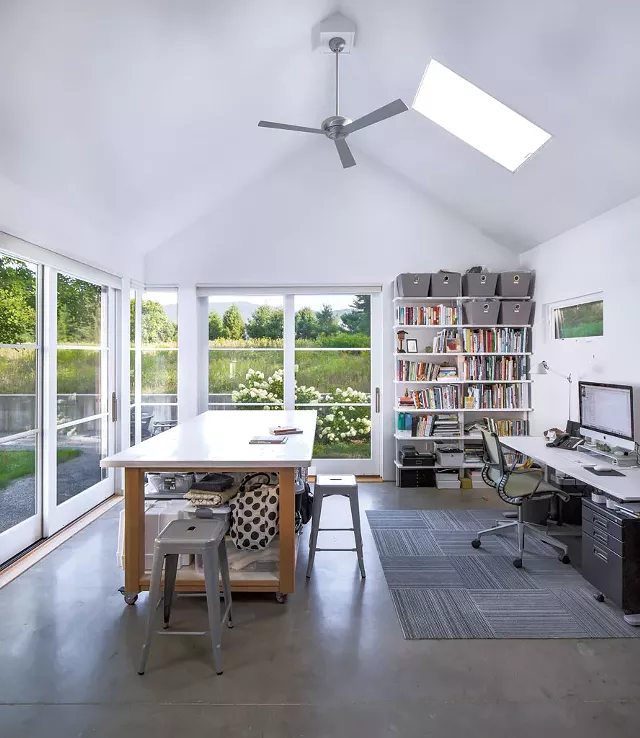 Tina Christensen's studio at home in Jericho - LINDSAY SELIN
