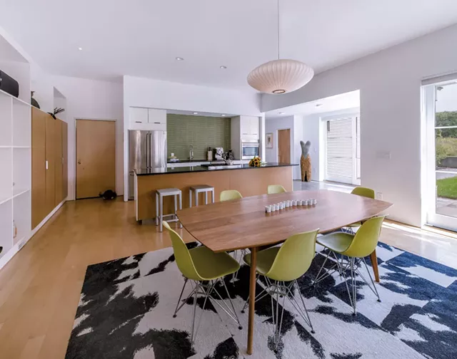 the dining room and kitchen - LINDSAY SELIN