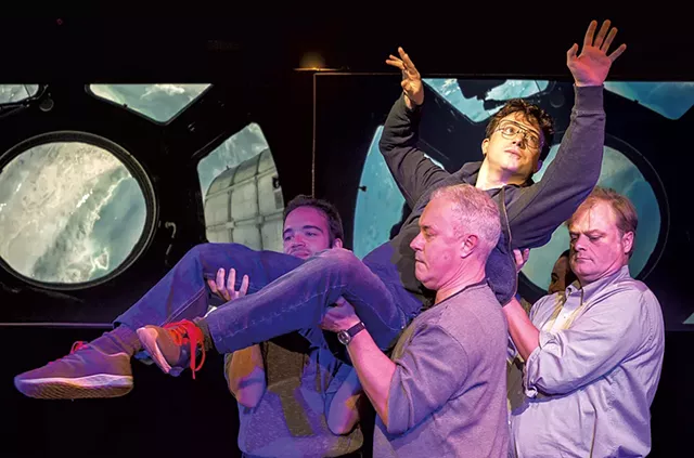 From left: Justin D. Quakenbush, Ben Ash, James Cribbins and Hugh Davies - COURTESY OF LINDSAY RAYMONDJACK PHOTOGRAPHY