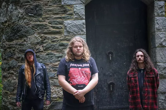 From left: Jonathan Kelley, Graham Brooks and Dylan Blake of Barishi - COURTESY OF FOREST TAYLOR