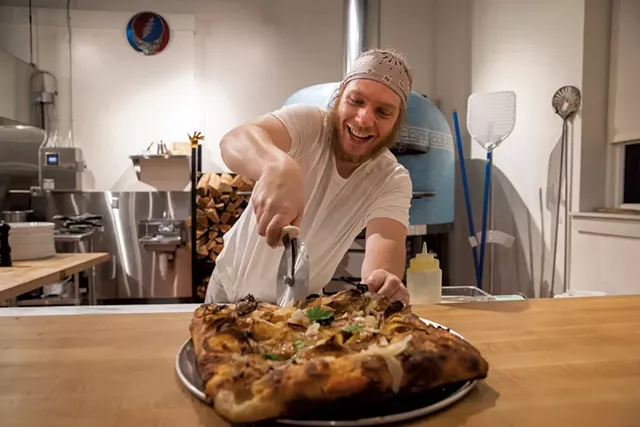 Co-owner Dan Pizzutillo in Pizzeria Ida - JAMES BUCK