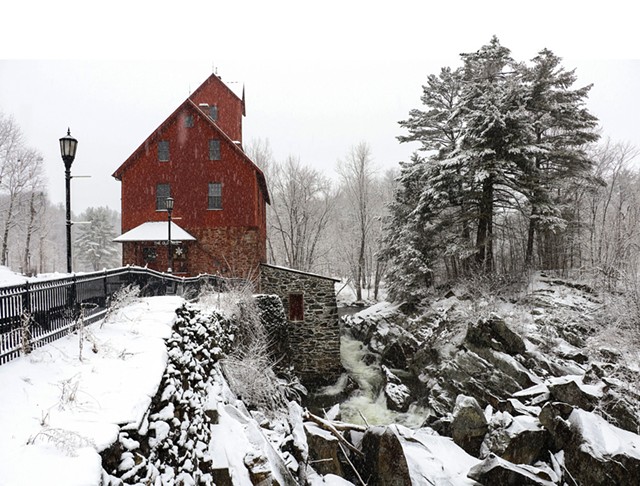 Old Red Mill, home to the Jericho Historical Society’s Snowflake Bentley exhibit - DAN KRIEGER
