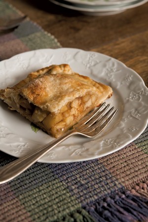 Duck-fat caramelized apple tart - CALEB KENNA