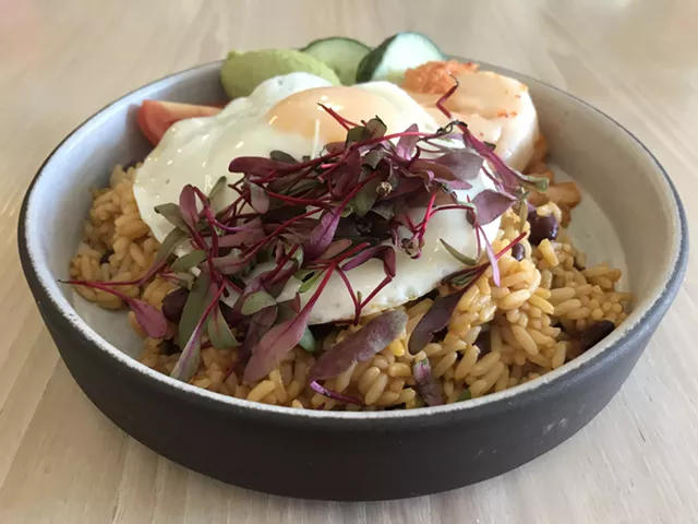 Rice bowl at Vergennes Laundry by CK - SALLY POLLAK