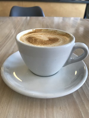 Cappuccino at Vergennes Laundry by CK - SALLY POLLAK
