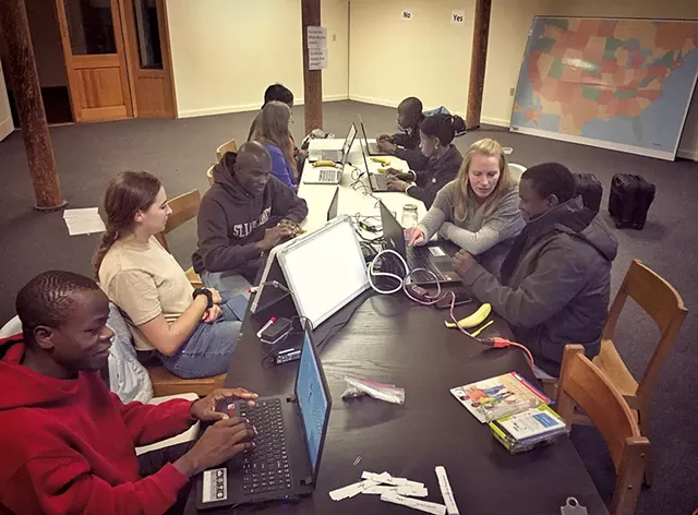 Technology 4 Tomorrow class at Winooski’s Champlain Mill - COURTESY OF RAICHLE FARRELLY